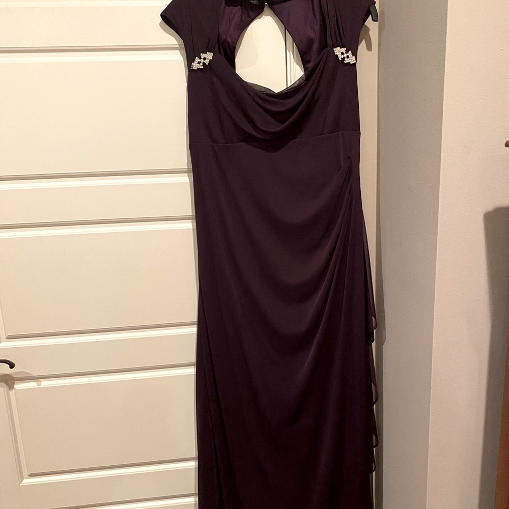 Beautiful wedding dress burgundy